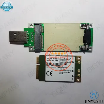 JINYUSHI для Sierra Wireless MC7455 + Pcie к USB-адаптеру FDD/TDD LTE 4G CAT6 DC-HSPA + GNSS USB 3.0 MBIM интерфейс
