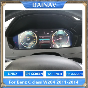Для Mercedes-Benz C Class W204 2011-2014, автомобильный цифровой кластер Android, приборная панель с ЖК-дисплеем, Виртуальная панель кабины